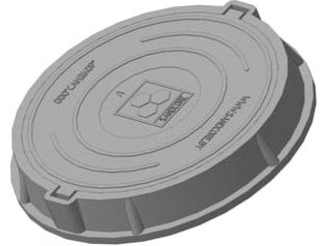 Люк садовый А15 (15кН) черный, арт.ЛСА15Ч