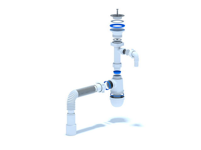 Сифон Ани 1 1/4"* 40с отв. с/м с г/тр 40х40/50, стр. пр. Россия. Артикул C1315