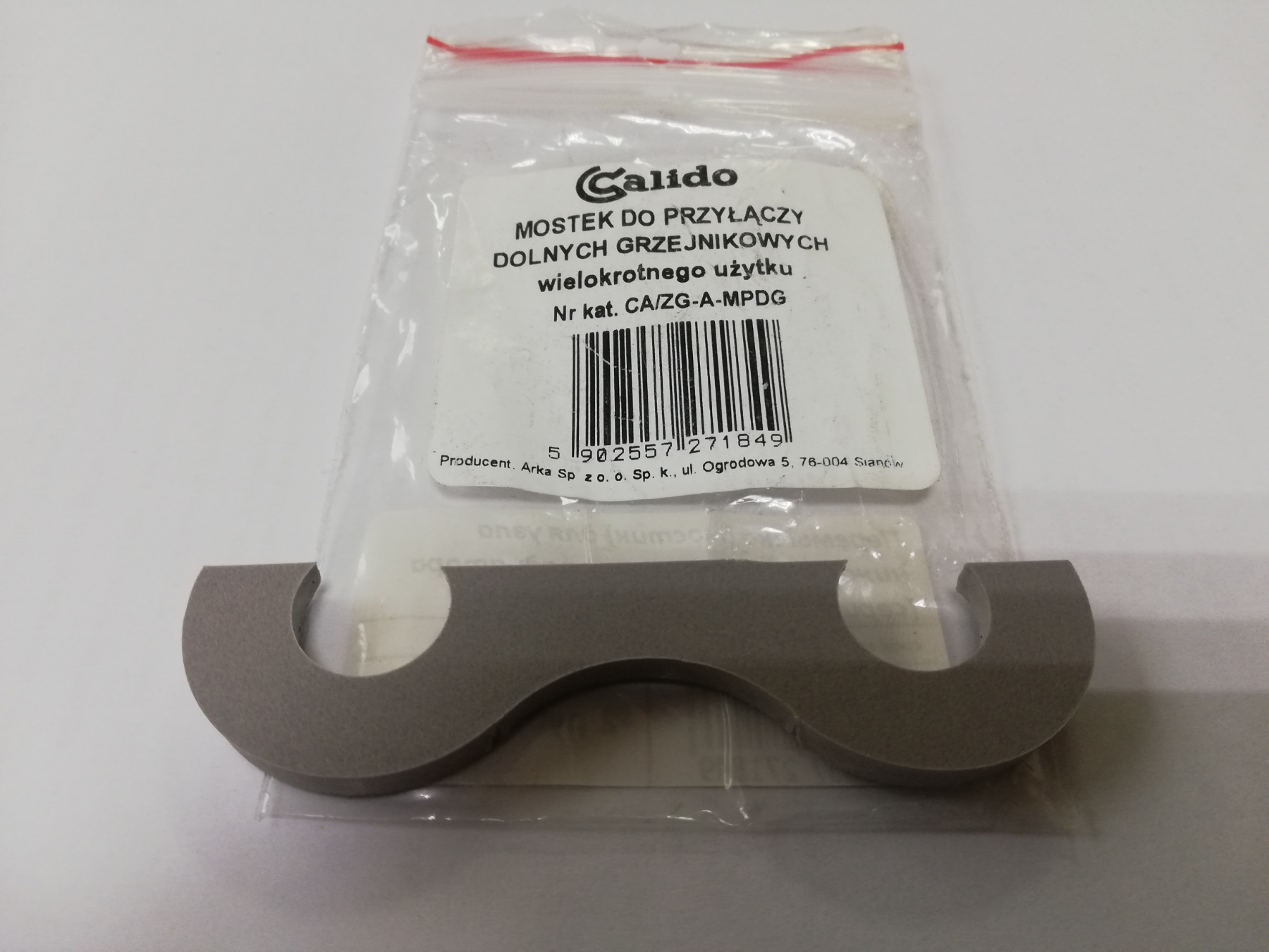 Перемычка (мостик) для узла нижнего подключения радиатора (серия Eskimos)