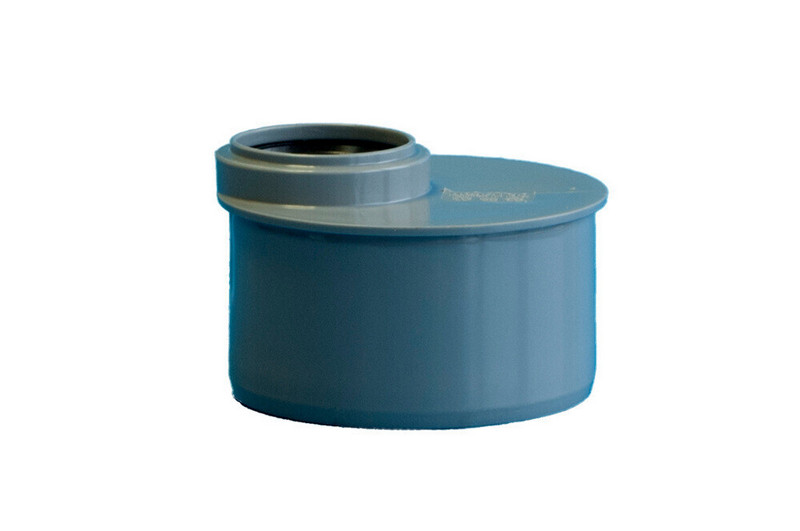 Политэк, канализация, Переход эксцентрический ПП 110/50 короткий "Политэк", стр. пр. Россия. Артикул