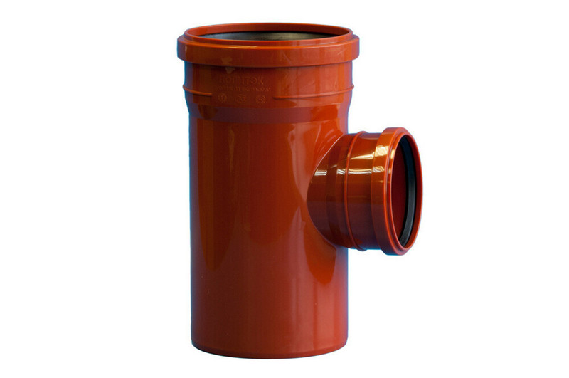 Политэк, канализация,Тройник ПП 160х110/87 Политэк (наруж), стр. пр. Россия. Артикул НАР