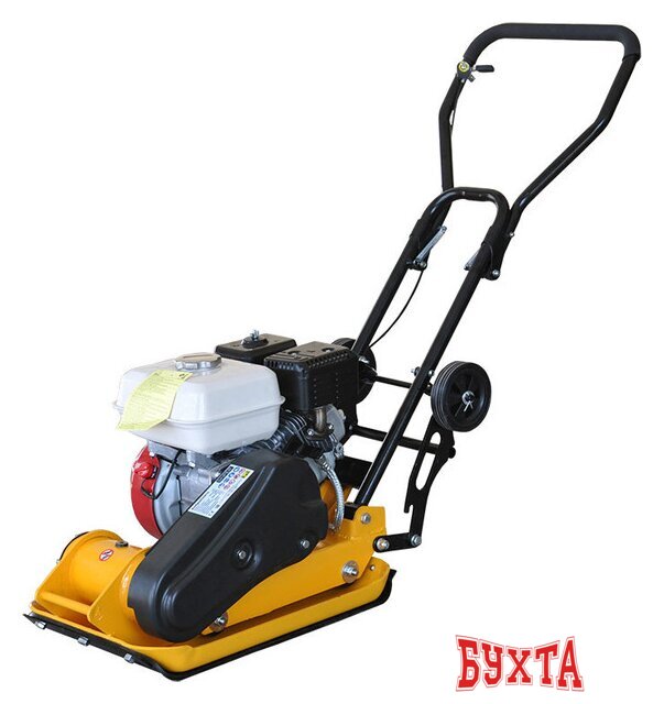 Виброплита Skiper С-60 Honda GX160 (бак, колеса, мат) 3