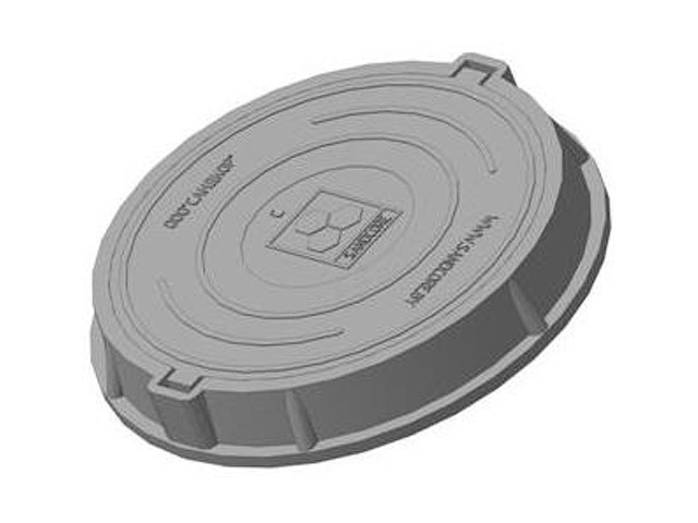 Люк средний В60 (60 кН) черный