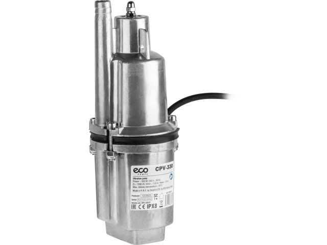 Насос вибрационный ECO CPV-332 (25м, верхний забор), арт.EC4213-5