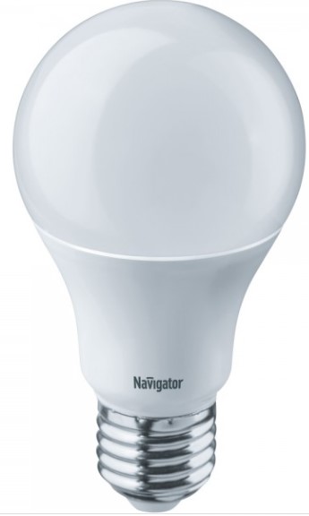 Лампа светодиодная A60 E27 7Вт 230В 4000К, Navigator, арт.82 484