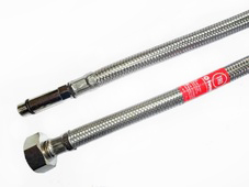 TAQ GRIF шланг резиновый в метал. оплетке М10-длинная Г1/2 80 см /Италия/