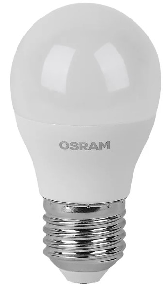 Лампа светодиодная ШАР E27 7Вт 230В 4000К/840, OSRAM, арт.579835