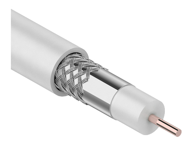Провод телевизионный RG-6/U CCS (100), PROconnect, арт.01-2205