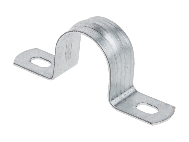 Скоба металлическая оцинкованная двухлапковая СМД-25 (100шт/уп), РБ