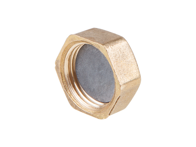Заглушка 1/2" вн. с прокладкой, Цветлит, арт.ZW50024