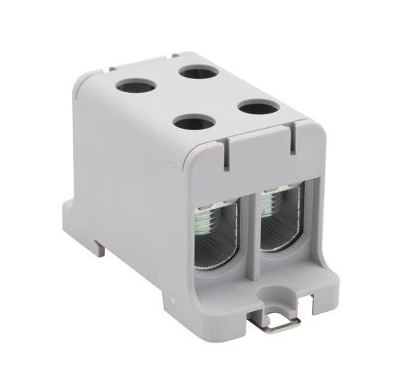 Клемма силовая вводная двойная КСВ 16-50 серая, EKF PROxima, арт.pls-kvs2-16-50-grey