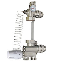 Насосно-смесительный узел с клапаном регулировки потока 1" PFMB841  / (Китай)