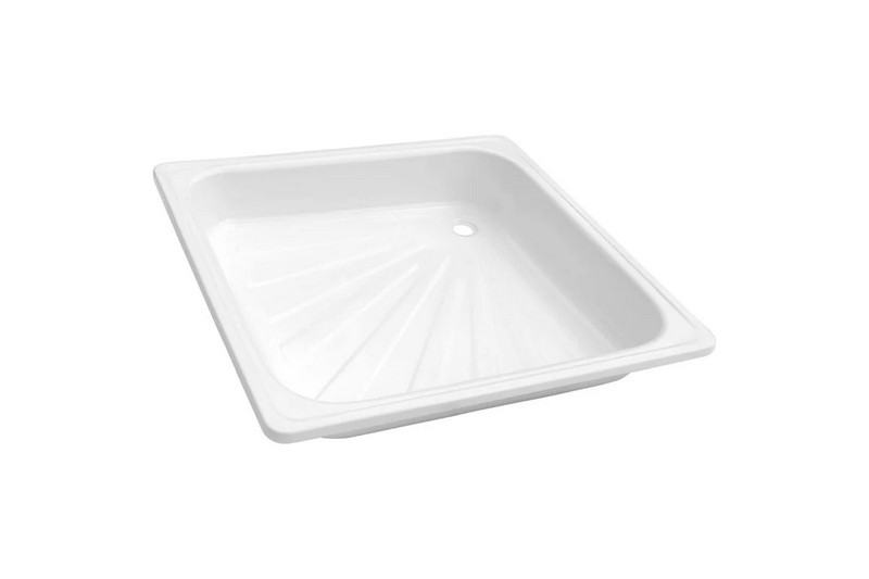 Поддон стальной эмалированный ANTIKA 90*90*15 см. APS-90101, РФ