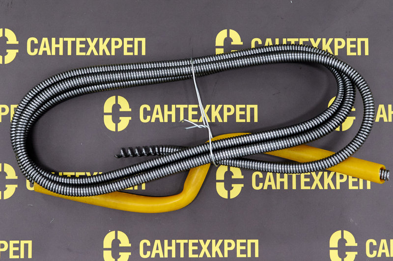 Трос канализационный пружинный 6 мм. L= 10 м