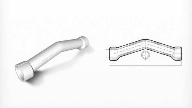 П/П Обвод 20 серый FIRAT (7700130020 / 00009504)
