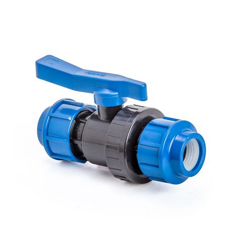 Кран шаровый (обойма-обойма) для п/э Ду 63 Lammin (Lm34101063063 / 00127050)