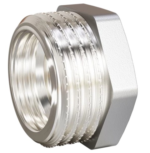 LD.67.507.50х40, Футорка LD Pride DN50х40 (2"НР х 1 1/2" ВР) латунь никель