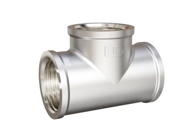 LD.67.514.32, Тройник LD Pride DN32 (1 1/4") ВР/ВР/ВР латунь никель, 4680232554005, РОССИЯ