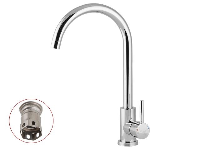 Смеситель для кухни (SUS 304) D35, серия ZAR AV Engineering, арт.AVZAR4-A304CH-730