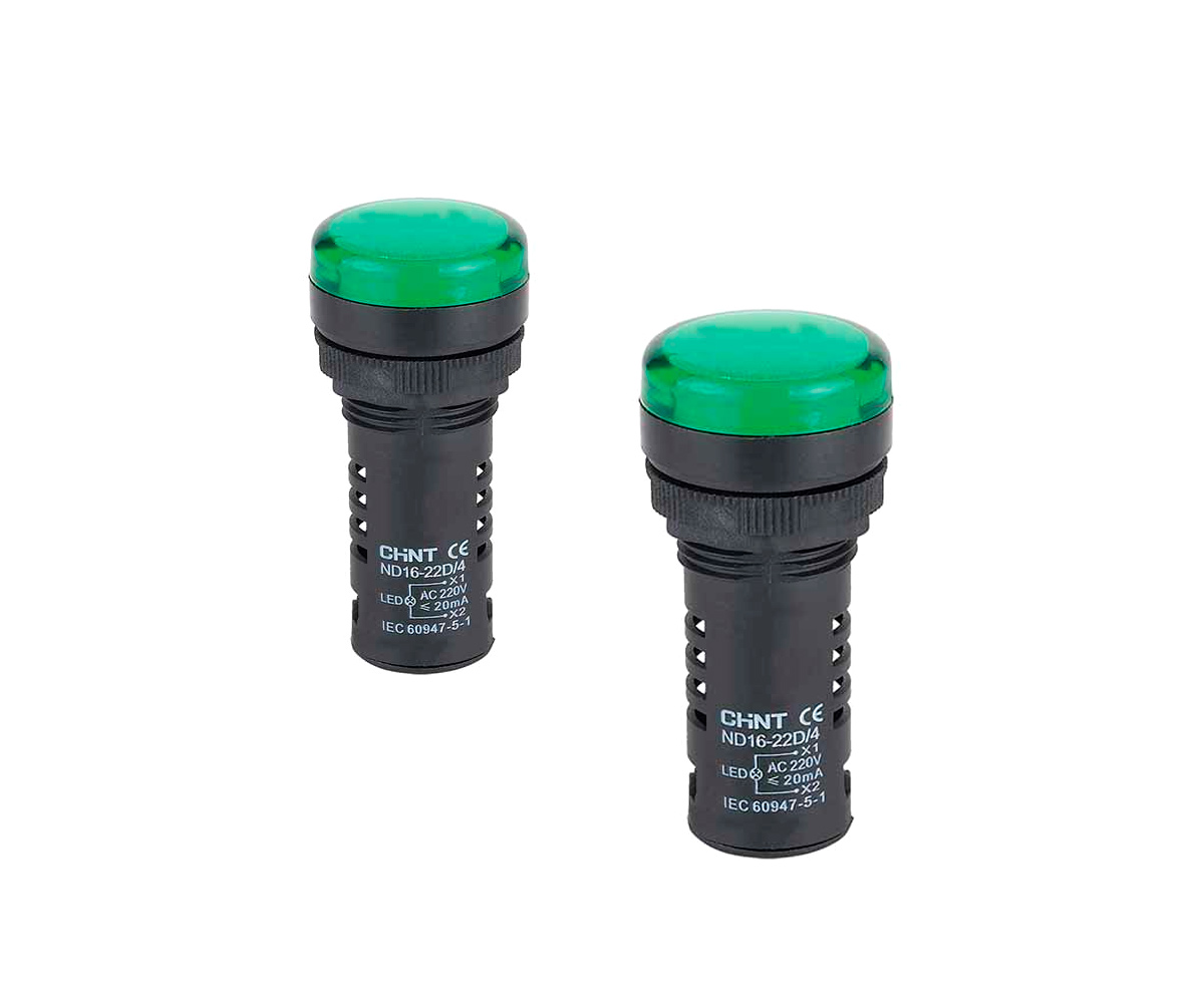 Матрица светодиодная AD16-22HS 230 В AC (22мм) зеленый EKF PROxima, РФ