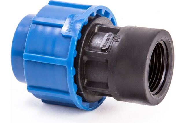 Муфта соед. ВР для п/э Ду 50х1 1/2" Lammin (Lm34004050040 / 00126546)