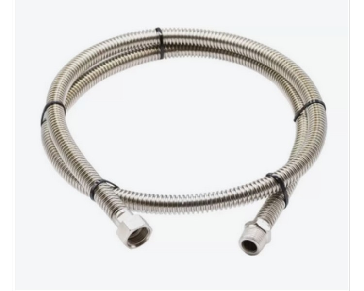 Сильфонная подводка д/газа  0,8 вн/нар VRT, стр. ввоза. Россия. Артикул Газ 1/2 В/Н - 0,8