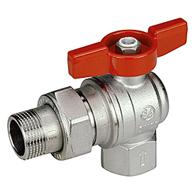 Фитинг Giacomini Кран шаровой угловой с отводом R789 1/2"F x 1/2"M R789X003