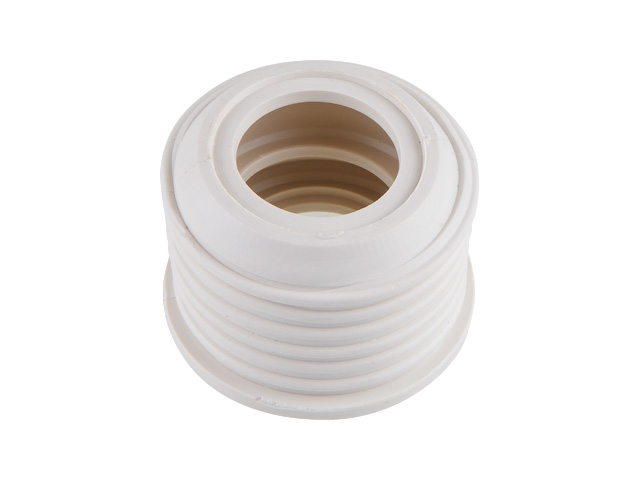 Манжета переходная D40х25 трехлепестковая белая, арт.1-0010 (Россия)