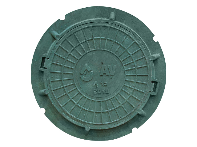 Люк садовый А8 (8 кН) зеленый, AV Engineering, арт.AVEA8A