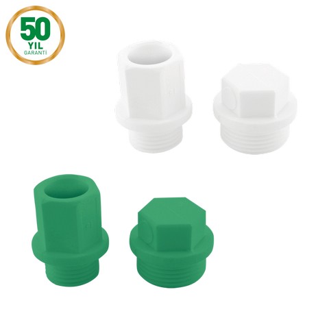 Формул PP-R Заглушка с резьбой 25-3/4  , стр.пр. Турция