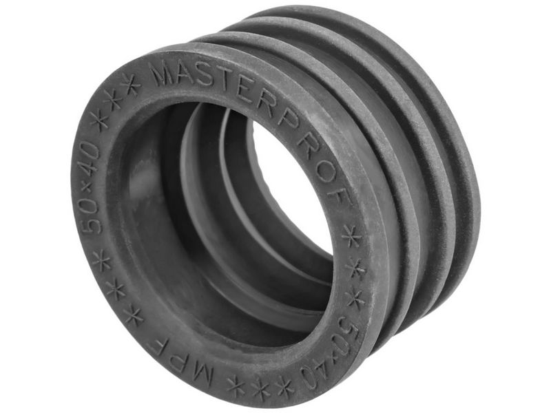 Манжета переходная D50x40 черная AV Engineering, арт.AVEMB5040