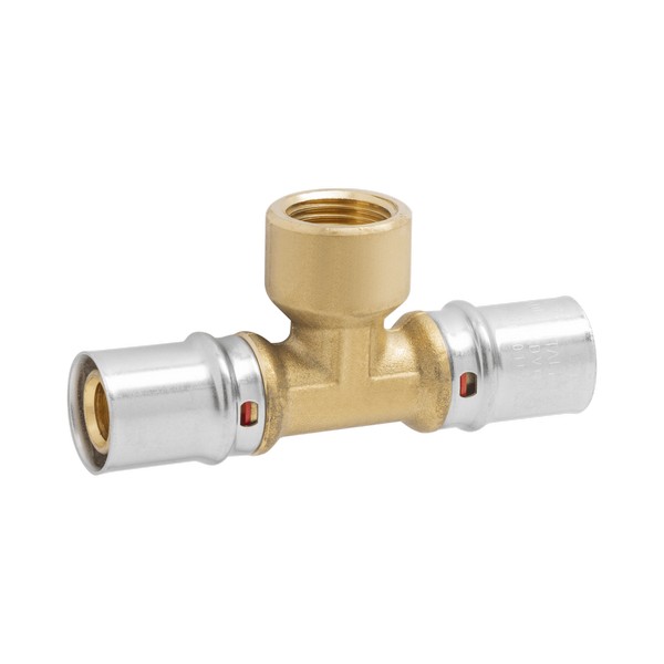 AP132 Тройник пресс. вн. 20х1/2" /Италия/