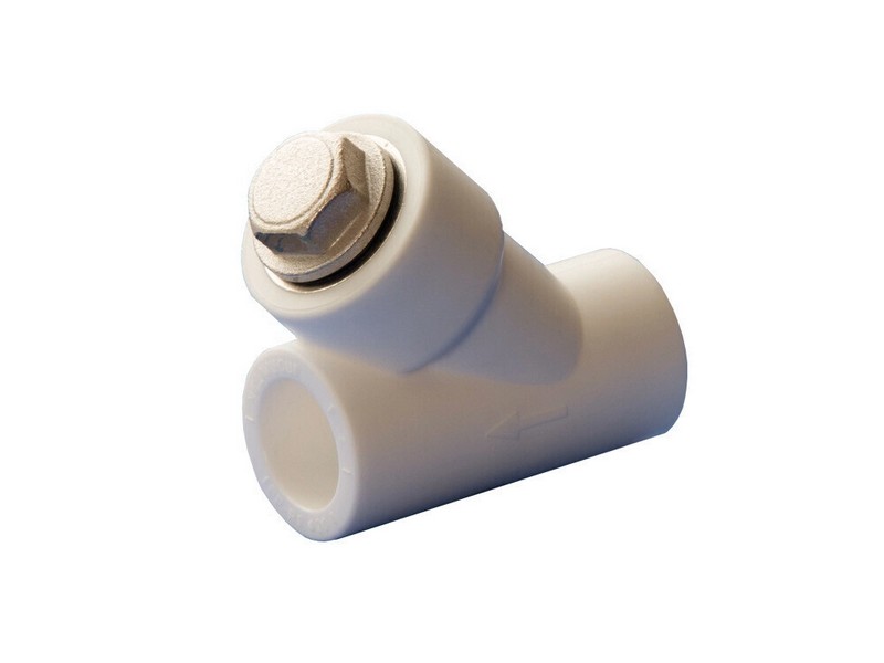 Политэк, Фильтр сетчатый внутр/внутр. 25х3/4 PPRC (БЕЛЫЕ), стр. пр. Россия