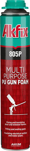 Монтажная пена пистолетная Akfix 805P 850гр, арт.805P