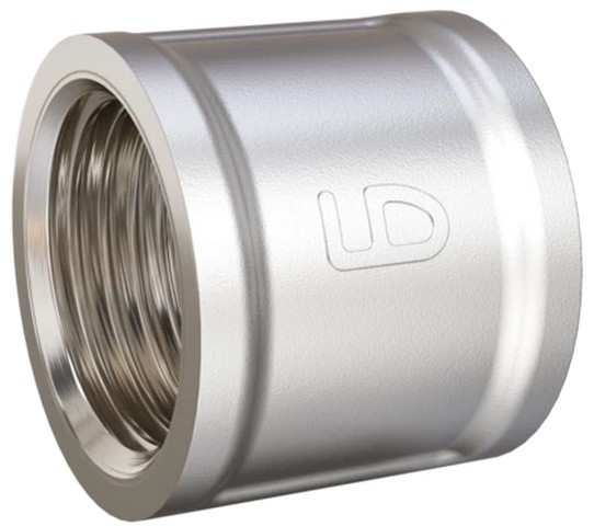 LD.67.502.20, Муфта LD Pride DN20 (3/4") ВР латунь никель