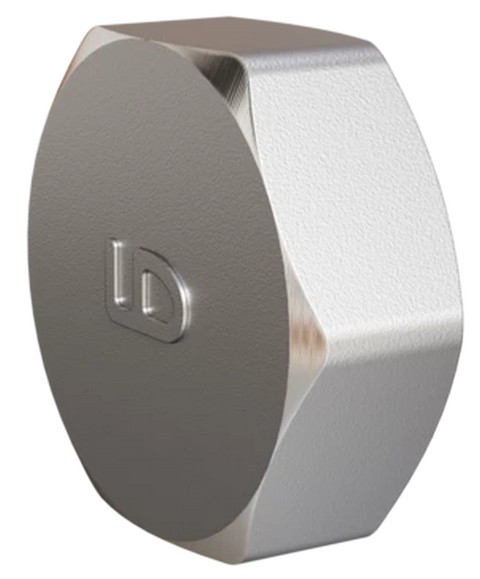 LD.67.504.15, Заглушка  LD Pride (на трубу) DN15 (1/2") ВР латунь никель