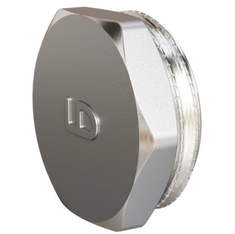 LD.67.505.25, Пробка (в трубу) LD Pride DN25 (1") НР латунь никель, 4670033061178, РОССИЯ