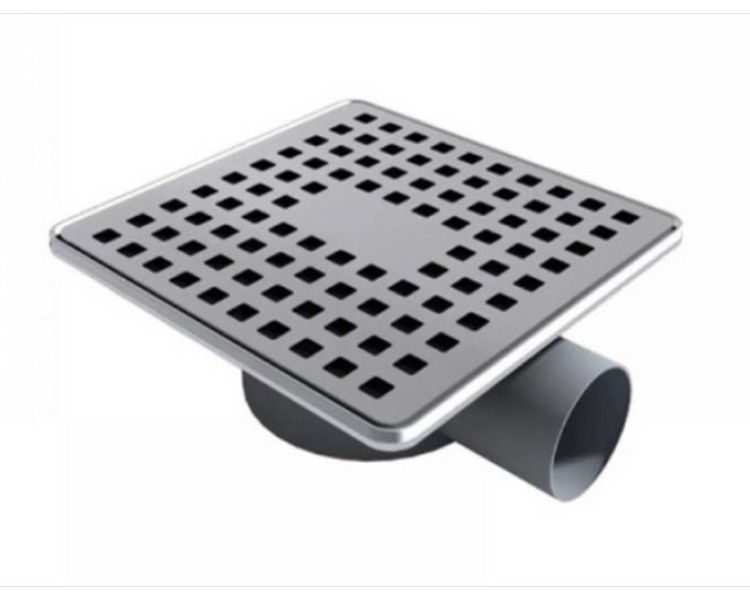 Трап 50 гор.(с металл. реш.150х150 мм), металлич. рамка, М-15-А, ст. пр. Турция. Артикул М-15-А