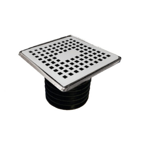 Metline, Трап 110 вертикальный (с металл. реш.150х150 мм), МС-15, ст. пр. Турция. Артикул МС-15