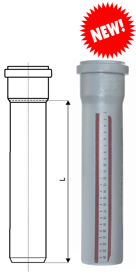 Труба ПП внутр. канал. 40х1,8х2000 OSTENDORF (111060 / 00024603)