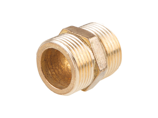 Ниппель 3/8" нар.-нар., Цветлит, арт.ЦРБ0145 (Беларусь)