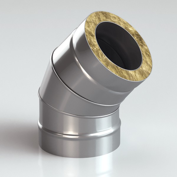 Отвод 45° утепленный /Республика Беларусь/ (Д160*260мм 0,8/304-0,5/430)