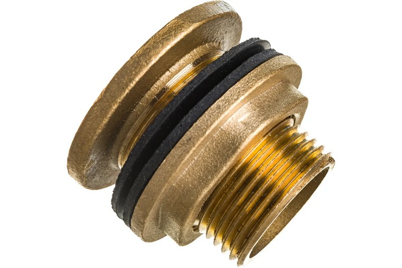 Штуцер сливной 1" ЛАТ LEXLINE, стр. пр. Китай