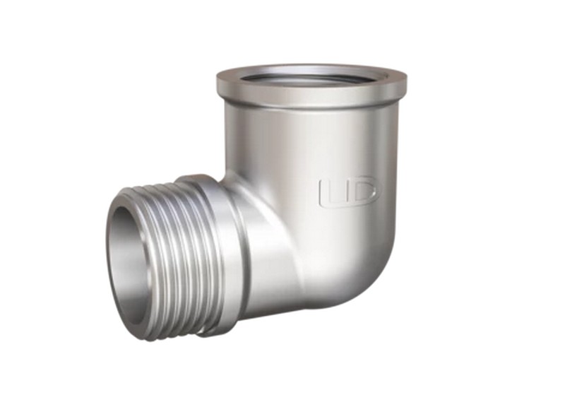 LD.67.528.15, Угол 90 гр LD Pride DN15 (1/2") ВР/НР латунь никель, 4670033061437, РОССИЯ