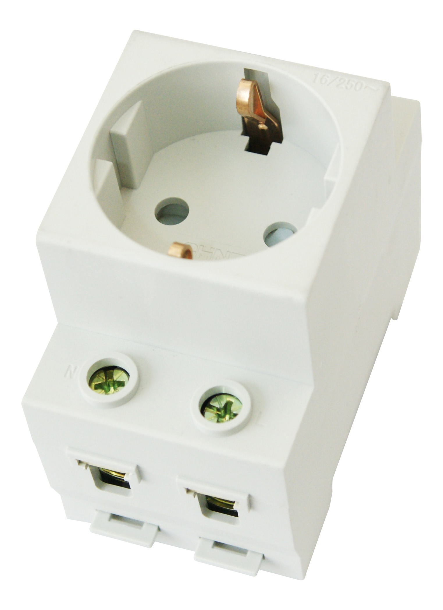 Розетка на Дин-рейку AC30-111 с заземляющим контактом на DIN-рейку (CHINT), арт.775001, Китай