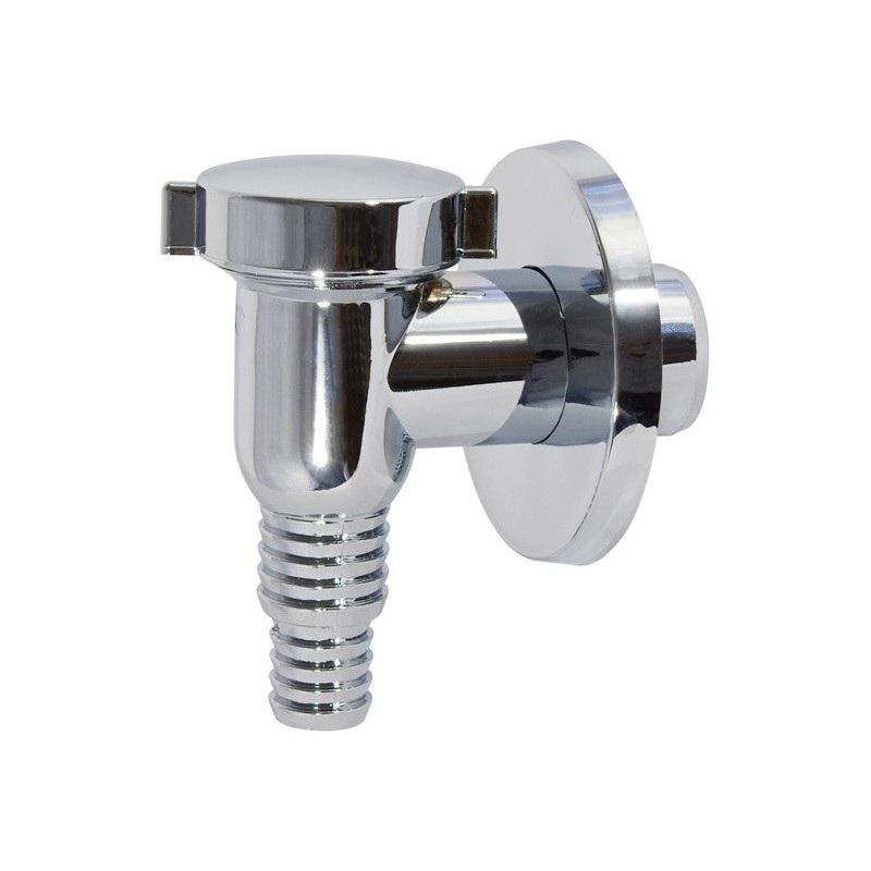 Сифон для стиральной машины наружный хромированный, Alcaplast, арт.APS1