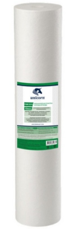 Картридж механический из вспененного полипропилена 20ВВ 10 микрон, unicorn