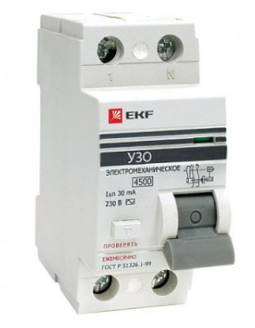 УЗО ВД-100 2P 16А 30мА тип (АС) эл-мех EKF PROxima, elcb-2-16-30-em-pro