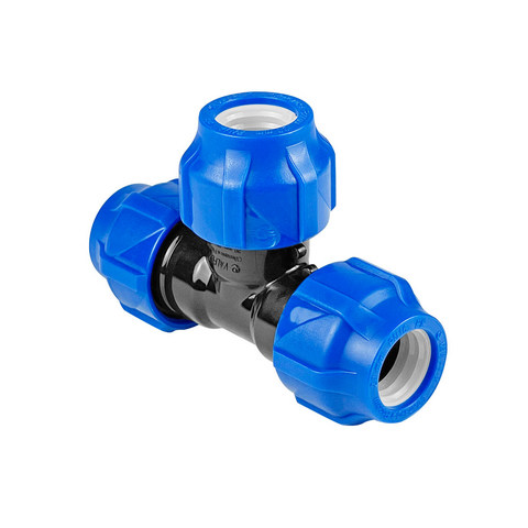 Тройник ПНД компрессионный 40-40-40 (16/4) VALFEX