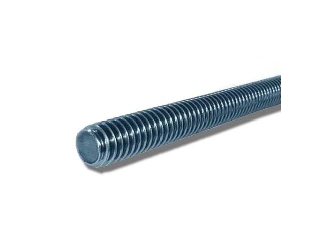 Шпилька резьбовая М10х2000 мм цинк, кл.пр. 5.8, угол резьбы 60°, DIN 975, арт.SM-77264-2